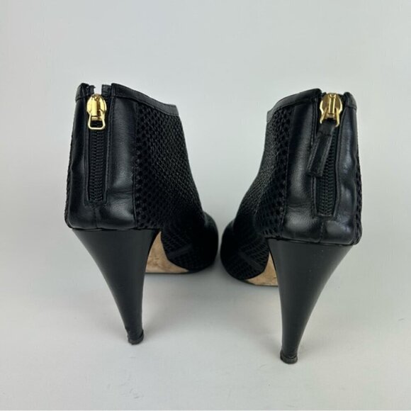 Chanel SS 2011 CC Open Toe Mesh Sandals Black Size 39.5 - Picture 6 of 11